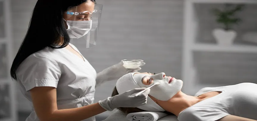 Skin Clinic in Raipur-Patient undergoing anti-ageing treatment at Viva La Skin